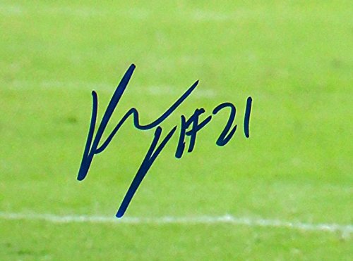 Kerryon Johnson Autographed/Signed Auburn Tigers NCAA 16x20 Photo - Vertical - 757 Sports Collectibles