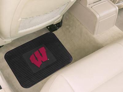 Wisconsin Badgers Car Mat Heavy Duty Vinyl Rear Seat (CDG) - 757 Sports Collectibles