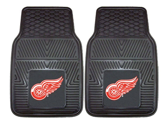 Detroit Red Wings Car Mats Heavy Duty 2 Piece Vinyl (CDG) - 757 Sports Collectibles