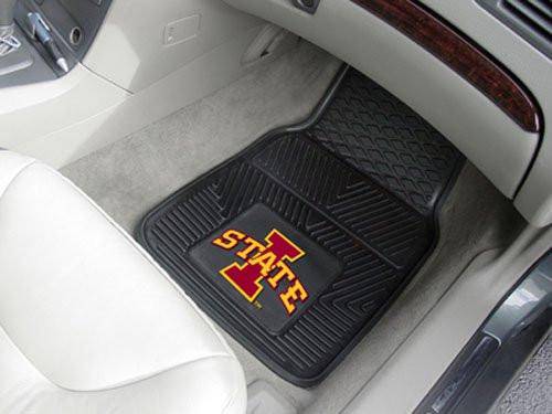 Iowa State Cyclones Heavy Duty 2-Piece Vinyl Car Mats (CDG) - 757 Sports Collectibles