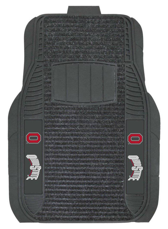 Ohio State Buckeyes Car Mats - Deluxe Set (CDG) - 757 Sports Collectibles