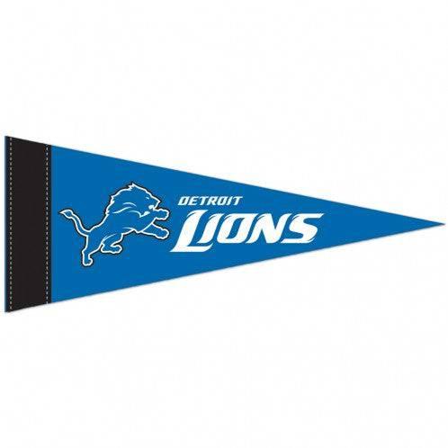 Detroit Lions Felt Mini Pennant 4"x10" - 757 Sports Collectibles