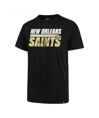NEW ORLEANS SAINTS JET BLACK SHADOW SUPER RIVAL TEE MENS-XL