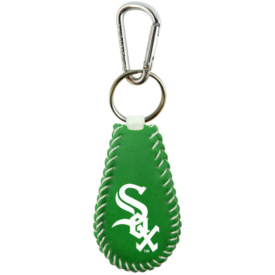 Chicago White Sox Keychain Team Color Baseball St. Patrick's Day CO - 757 Sports Collectibles