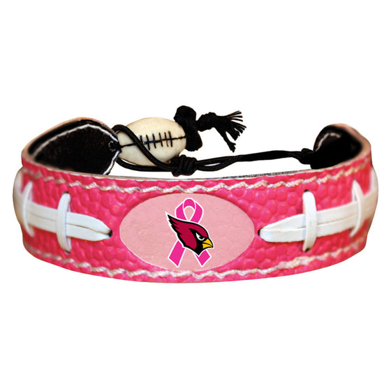 Arizona Cardinals Bracelet Pink Football Breast Cancer Awareness Ribbon CO - 757 Sports Collectibles