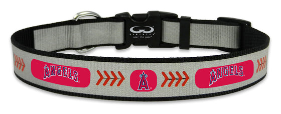 Los Angeles Angels Pet Collar Reflective Baseball Size Large - 757 Sports Collectibles