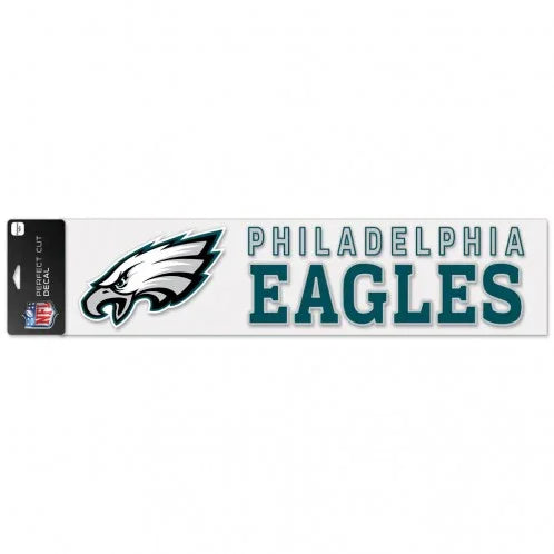 PHILADELPHIA EAGLES PERFECT CUT DECALS 4" X 17"