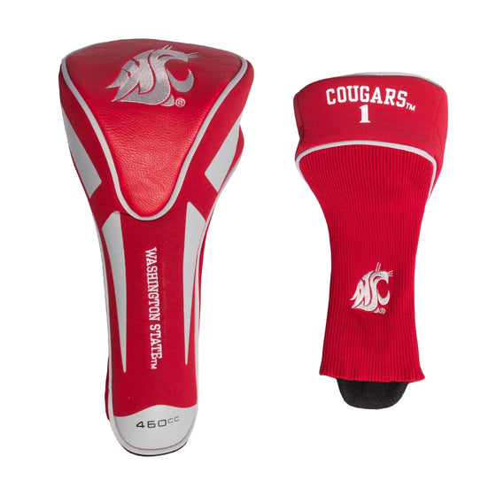 Washington State Cougars Single Apex Driver Head Cover - 757 Sports Collectibles