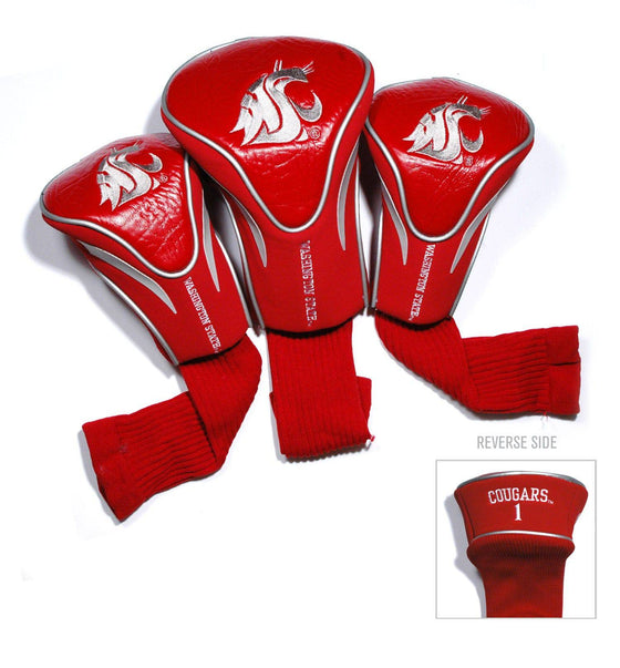 Washington State Cougars 3 Pack Contour Head Covers - 757 Sports Collectibles