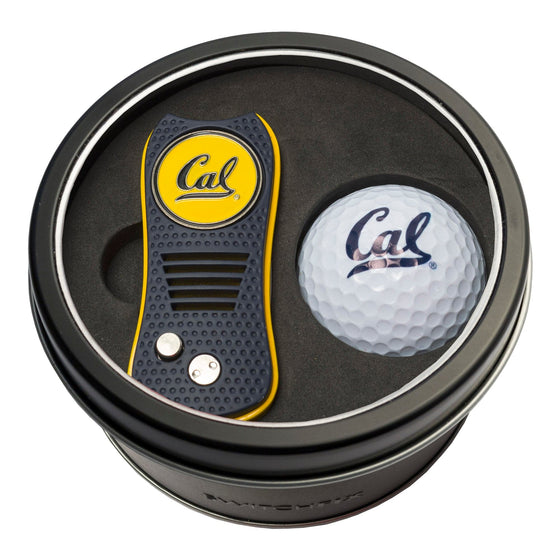 Cal Bears Tin Set - Switchfix, Golf Ball - 757 Sports Collectibles