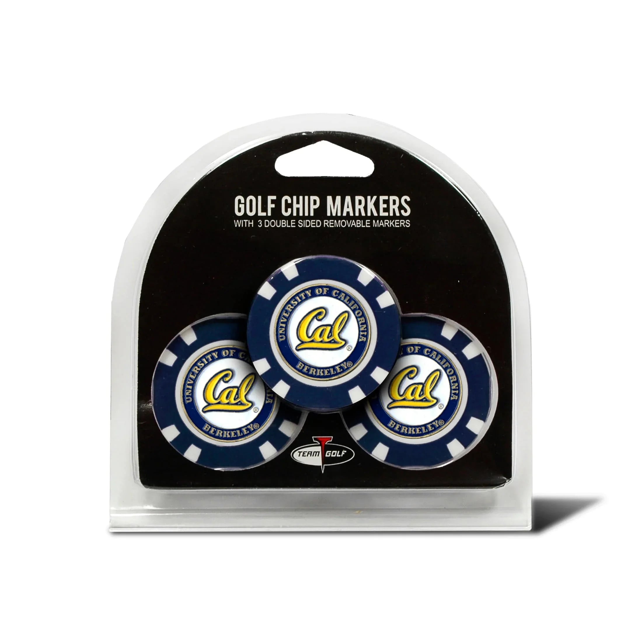 Cal Bears 3 Pack Golf Chip Ball Markers - 757 Sports Collectibles