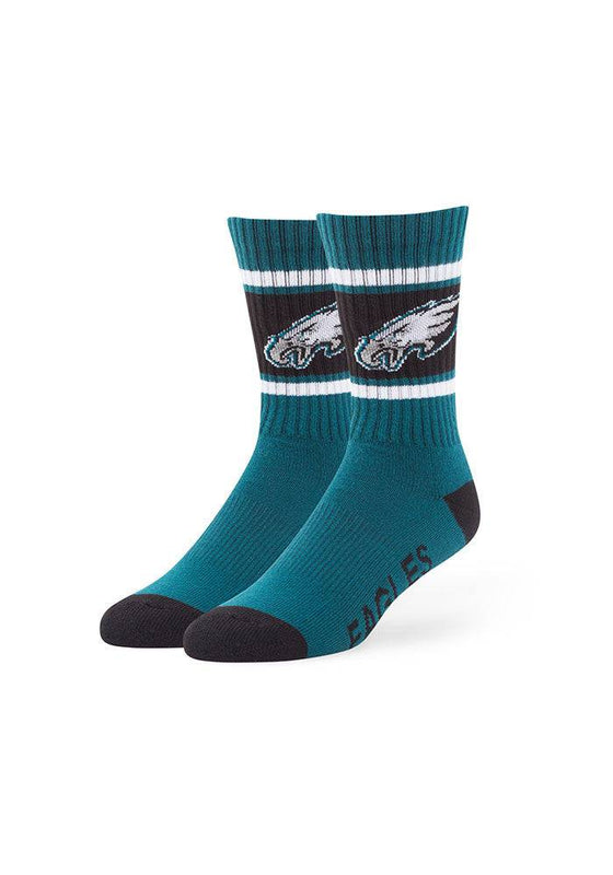 Philadelphia Eagles 47 Duster Sports Socks Size L (One Pair) - 757 Sports Collectibles