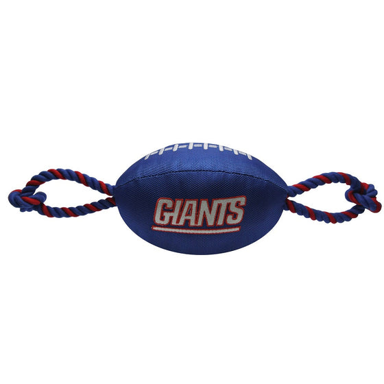 NFL New York Giants Nylon Football Toy Pets First
