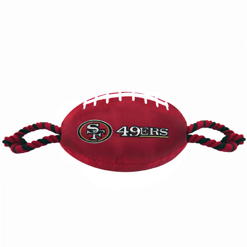 NFL San Francisco 49ers Nylon Football Toy Pets First