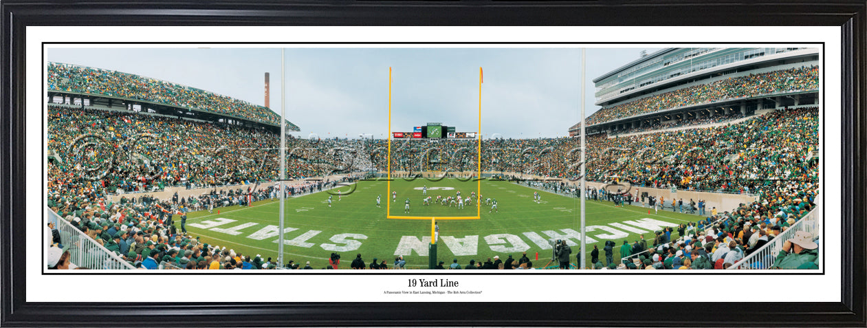 MI-49A Spartans 19 Yard Line - 757 Sports Collectibles