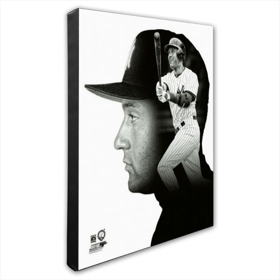 New York Yankees Derek Jeter "Mind of the Man" Stretched 11x14 Canvas