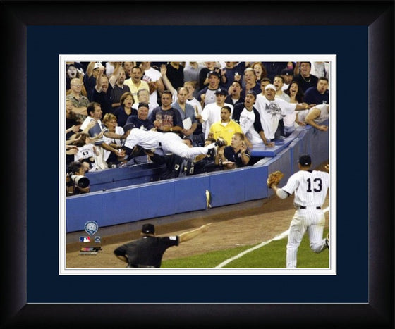 New York Yankees Derek Jeter "Dive into the Crowd" Framed 11x14 Photo