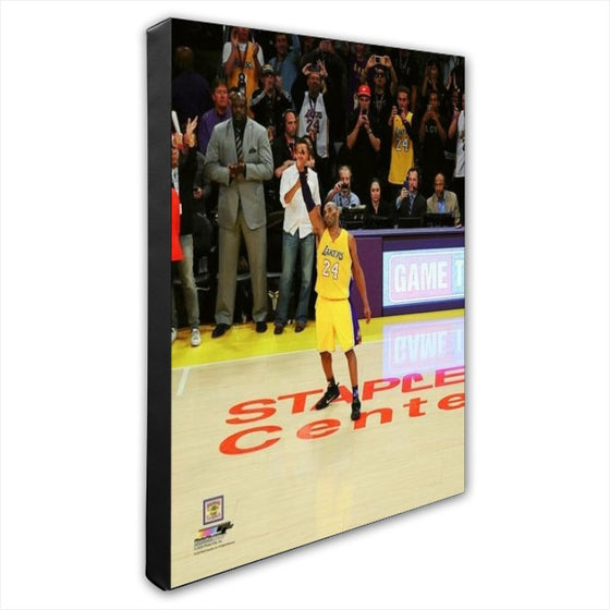 Los Angeles Lakers Kobe Bryant "Kobe's Final Game" Stretched 16x20 Canvas