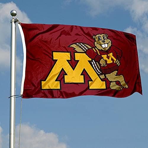 College Flags & Banners Co. Minnesota Gophers Goldy 3x5 Flag - 757 Sports Collectibles