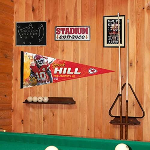 WinCraft Kansas City Chiefs Hill Pennant Banner Flag - 757 Sports Collectibles