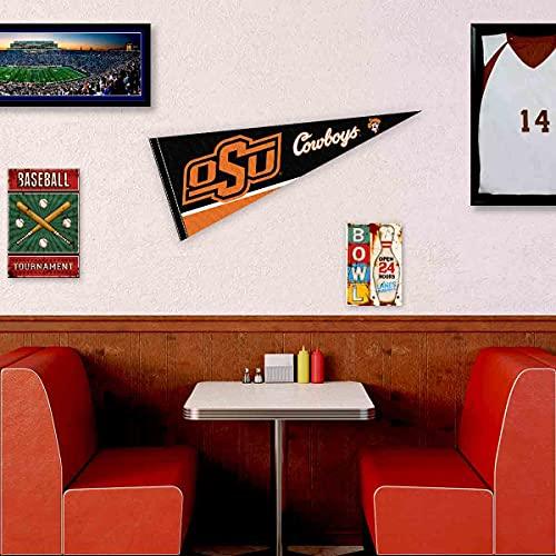 College Flags & Banners Co. Oklahoma State Pennant Cowboys Full Size Felt - 757 Sports Collectibles