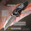 EDC Pocket Knife Camping Accessories Hunting Knife Razor Sharp Edge Folding Knife for Camping Gear Survival Kit Tactical Knife 56003 (Green) - 757 Sports Collectibles