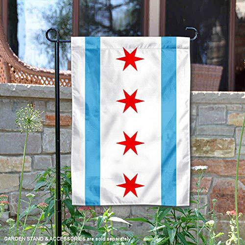 Sports Flags Pennants Company City of Chicago Garden Flag Sign Banner - 757 Sports Collectibles
