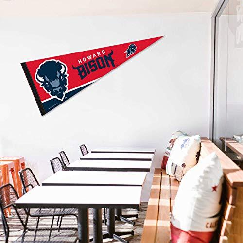 College Flags & Banners Co. Howard Bison Pennant Full Size Felt - 757 Sports Collectibles