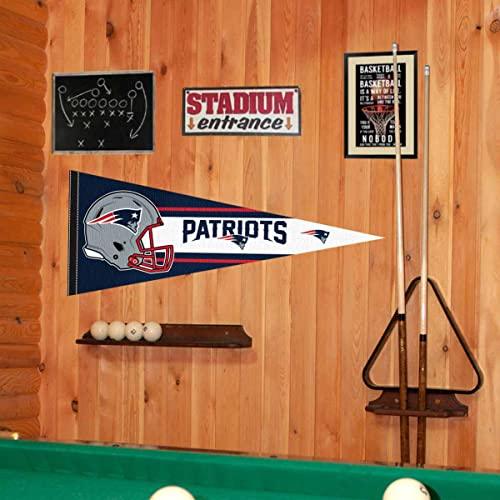 WinCraft New England Patriots Official 30 inch Large Pennant - 757 Sports Collectibles