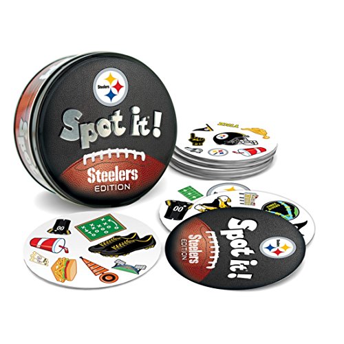 MasterPieces NFL Spot It! Pittsburgh Steelers Edition, Multi, One Size (41754) - 757 Sports Collectibles