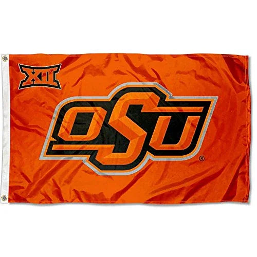 College Flags & Banners Co. OSU Cowboys Big 12 3x5 Flag - 757 Sports Collectibles