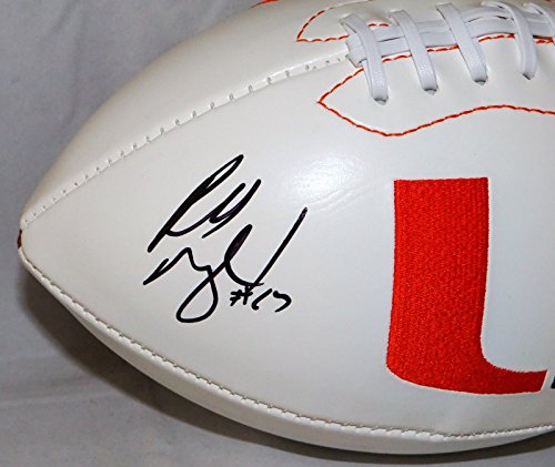 Russell Maryland Autographed Miami Hurricanes Logo Football- JSA W Auth - 757 Sports Collectibles