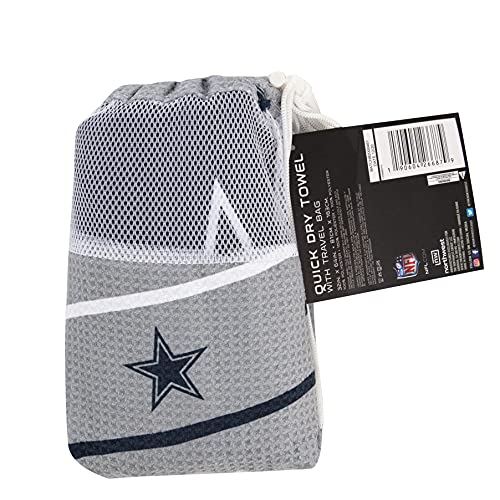 NORTHWEST NFL Dallas Cowboys Beach Towel & Mesh Bag Set, 32" x 64", Splitter - 757 Sports Collectibles