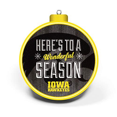 NCAA Iowa Hawkeyes - Kinnick 3D Stadium View Ornament, Team Colors, Large - 757 Sports Collectibles