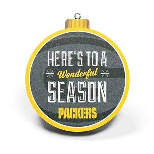YouTheFan NFL Green Bay Packers 3D Logo Series Ornament, team colors - 757 Sports Collectibles