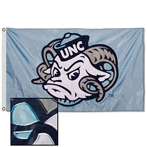 College Flags & Banners Co. North Carolina Embroidered and Stitched Nylon Flag - 757 Sports Collectibles