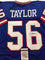 Autographed/Signed Lawrence Taylor New York Blue Football Jersey JSA COA