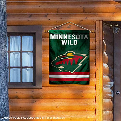 WinCraft Minnesota Wild Two Sided House Flag - 757 Sports Collectibles