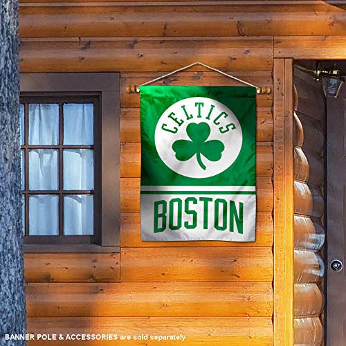 WinCraft Boston Celtics Shamrock Two Ply and Double Sided House Flag - 757 Sports Collectibles
