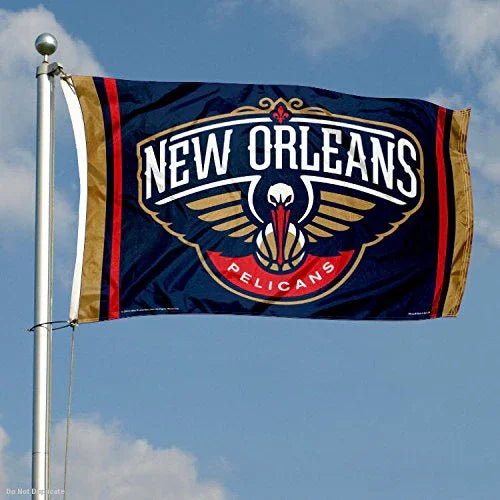 WinCraft New Orleans Pelicans 3x5 Banner Flag - 757 Sports Collectibles