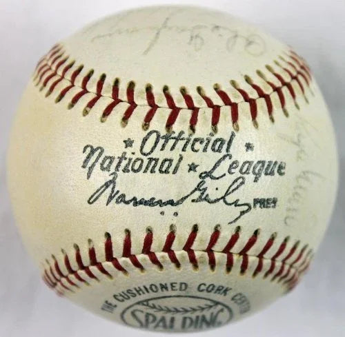 1968 Cardinals Team (18) Signed Onl Baseball Musial Schoendienst PSA/DNA #Q03120 - 757 Sports Collectibles