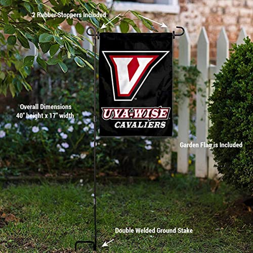 Virginia's College at Wise Garden Flag and Flag Stand Pole Holder Set - 757 Sports Collectibles