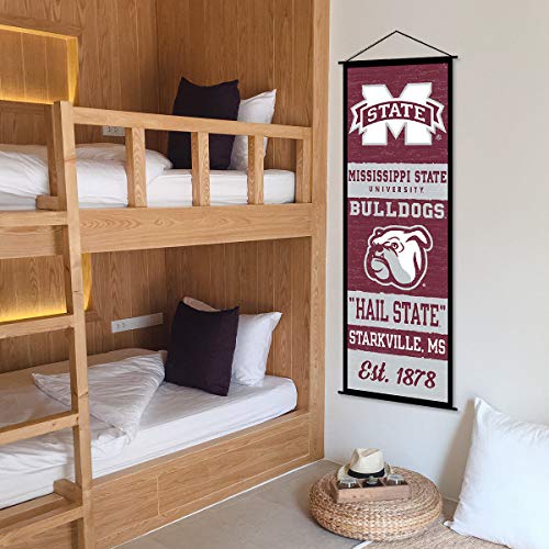 Mississippi State Bulldogs Banner and Scroll Sign - 757 Sports Collectibles