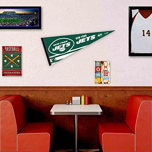 WinCraft New York Jets Pennant Banner Flag - 757 Sports Collectibles