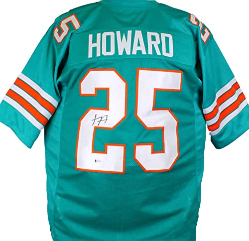 Xavien Howard Autographed Teal Pro Style Jersey-Beckett W Black - 757 Sports Collectibles