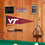 VA Tech Hokies Pennant Flag and Wall Tack Mount Pads - 757 Sports Collectibles