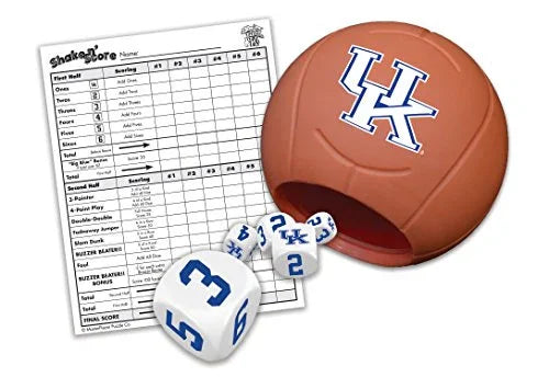 MasterPieces NCAA Kentucky Wildcats Shake N' Score Travel Dice Game - 757 Sports Collectibles