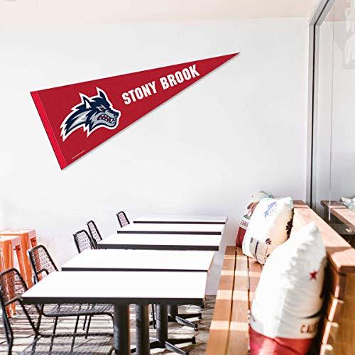 College Flags & Banners Co. Stony Brook Seawolves Pennant Full Size Felt - 757 Sports Collectibles