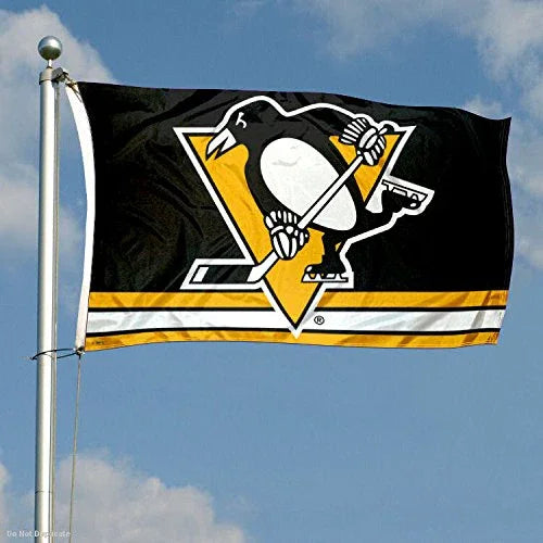 WinCraft Pittsburgh Penguins Pittsburgh Gold Flag and Banner - 757 Sports Collectibles