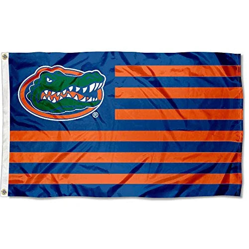 College Flags & Banners Co. Florida Gators Stars and Stripes Nation Flag - 757 Sports Collectibles